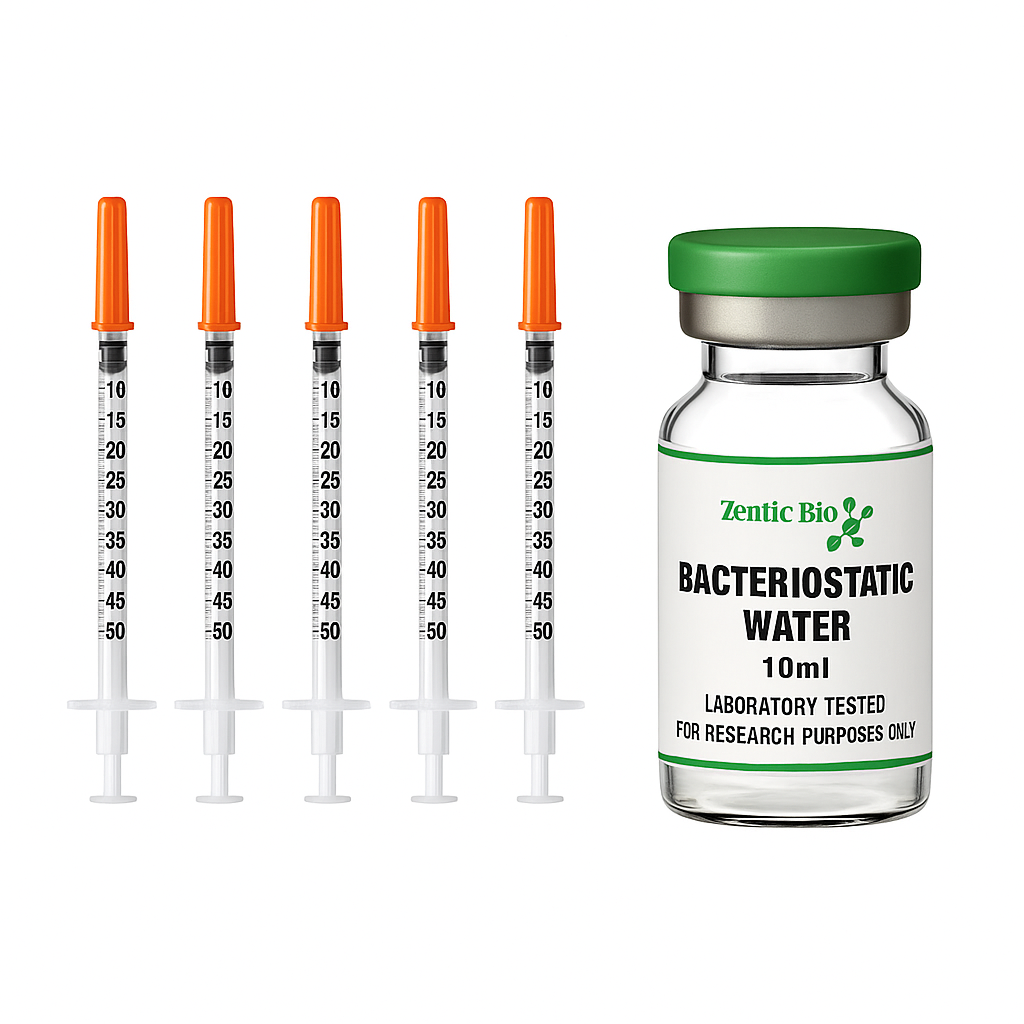 Beginner Research Kit 5 Micro-Dosing Syringes + Mixing Syringe Zentic Bio Beginner Research Kit 5 Micro-Dosing Syringes + Mixing Syringe Zentic Bio